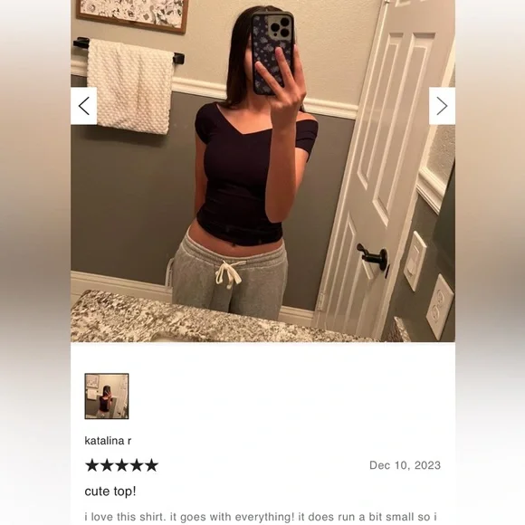 BDG Urban Outfitters Shannen Ribbed V Neck Short Cap Sleeve T shirt baby tee top - Picture 15 of 16